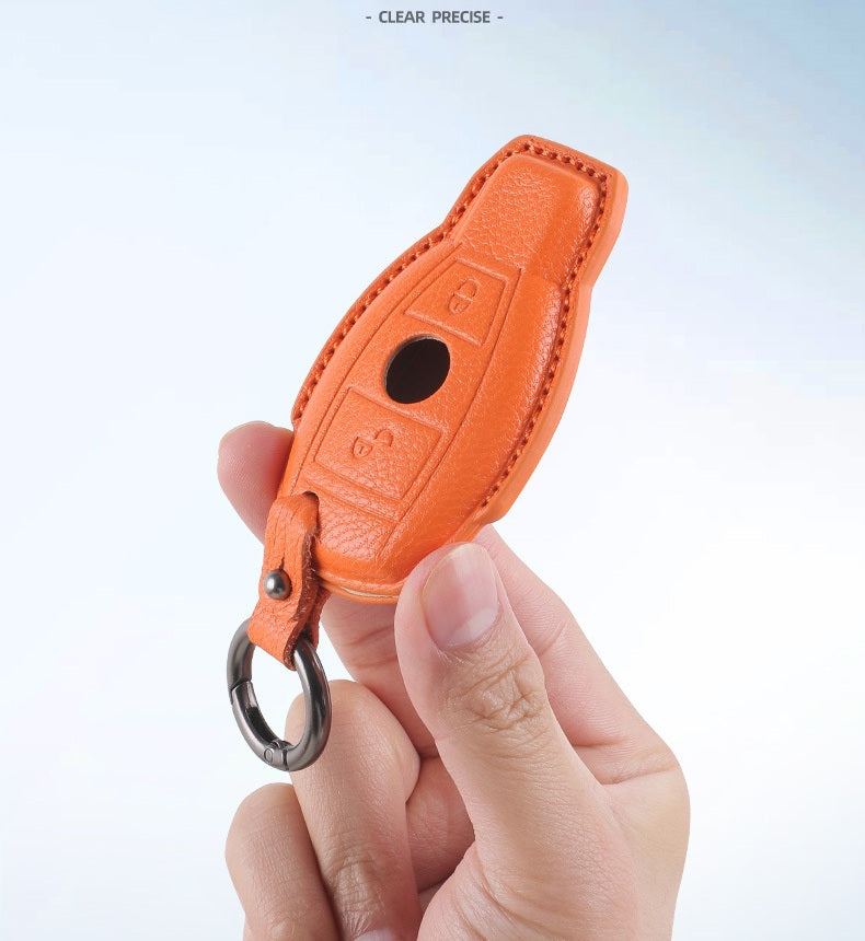 Mercedes-Benz sheepskin key fob cover, view 14