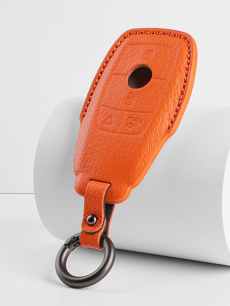 Mercedes-Benz sheepskin key fob cover, view 11