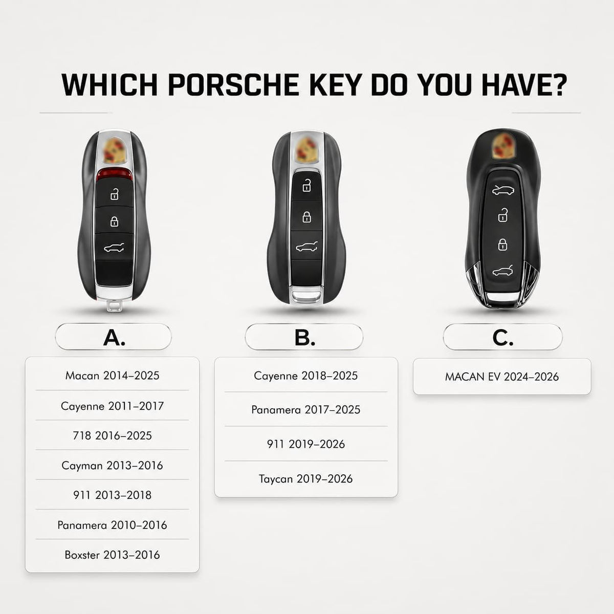 Porsche Alcantara suede key fob cover, view 3