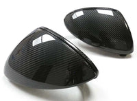 Porsche dry carbon mirror caps, close-up of the weave, view 3