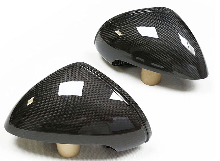 Porsche Dry Carbon Mirror Caps – Fits 981 Boxster/Cayman 2013–2016