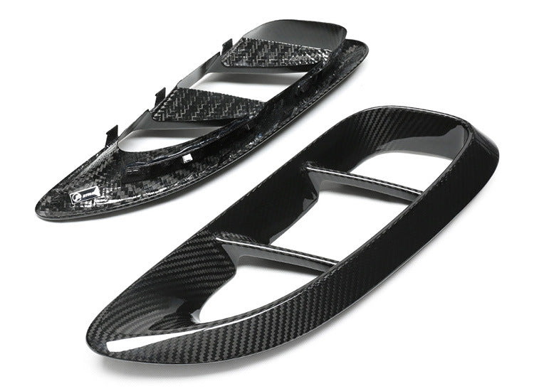 Porsche Dry Carbon Side Air Intake Covers – Fits 718 Cayman/Boxster (982) 2016–2023