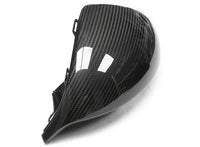 Porsche dry carbon mirror caps, close-up of the weave, view 4
