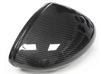 Porsche dry carbon mirror caps, close-up of the weave, view 4