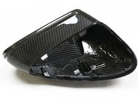 Porsche dry carbon mirror caps, close-up of the weave, view 2