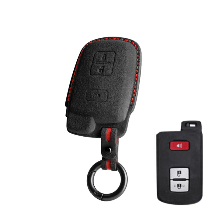 Toyota key fob cover in Alcantara suede - Type P