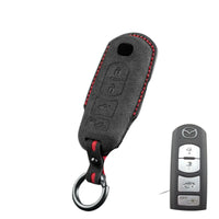 Mazda key fob cover in Alcantara suede - Type E