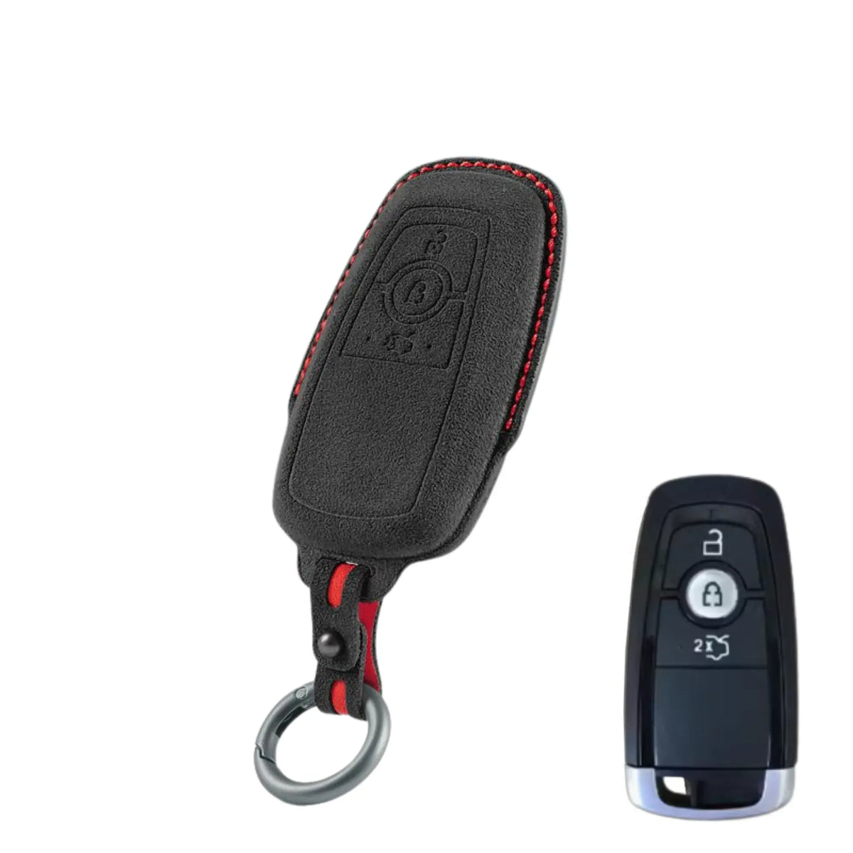 Ford key fob cover in Alcantara suede - Type B