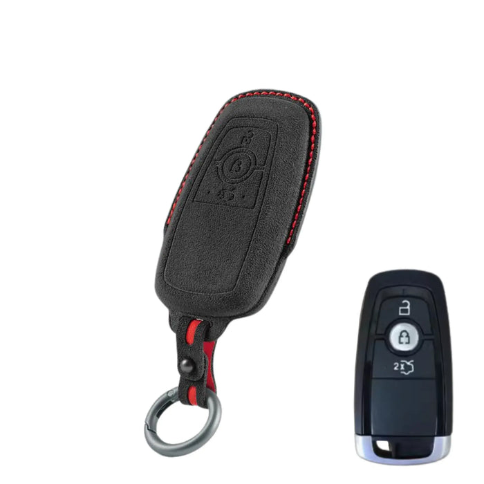 Ford key fob cover in Alcantara suede - Type B
