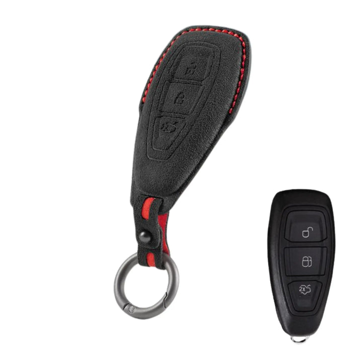 Ford key fob cover in Alcantara suede - Type C