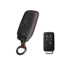 Volvo key fob cover in Alcantara suede - Type A