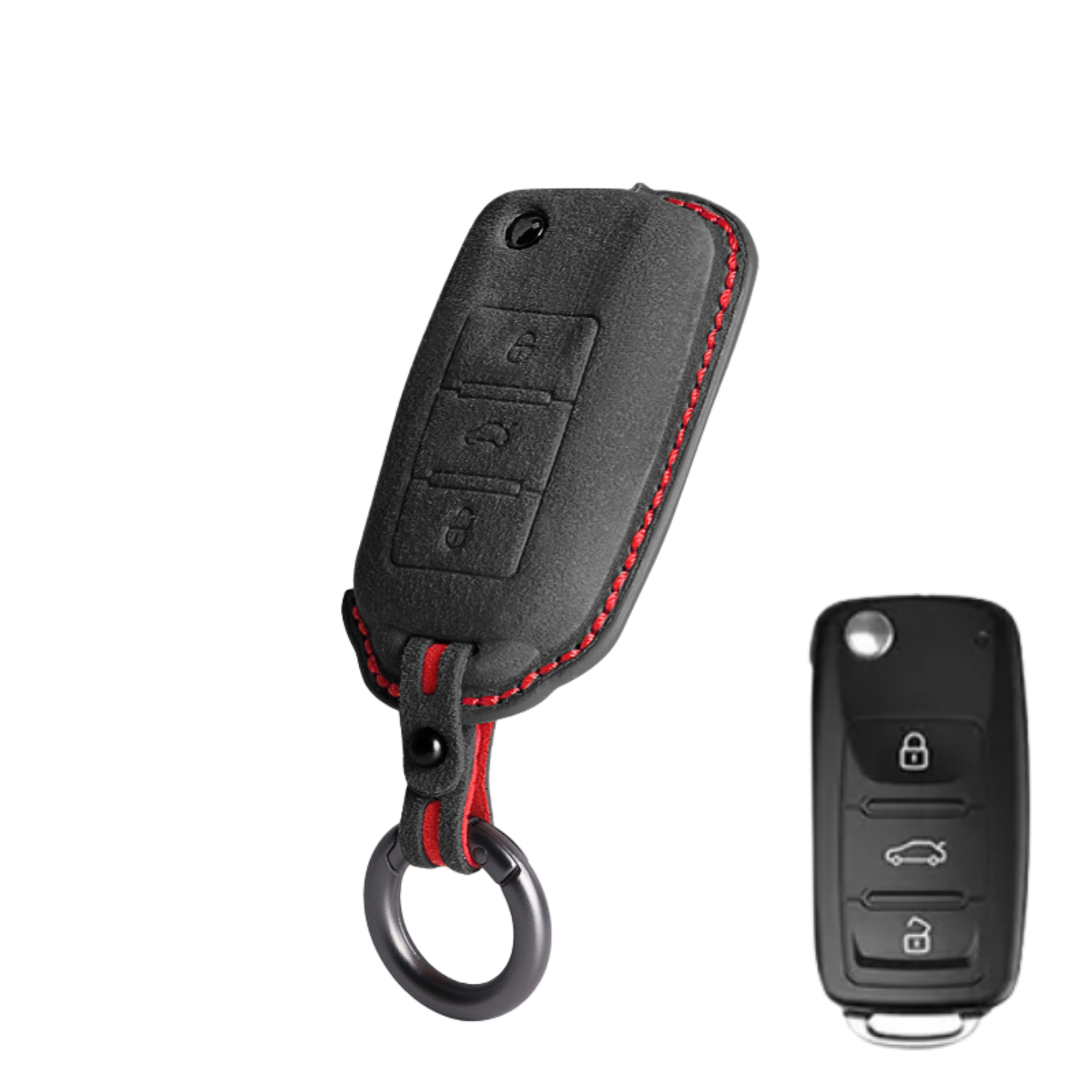 Volkswagen Key Cover - Alcantara - Type C