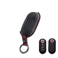 Fiat key fob cover in Alcantara suede