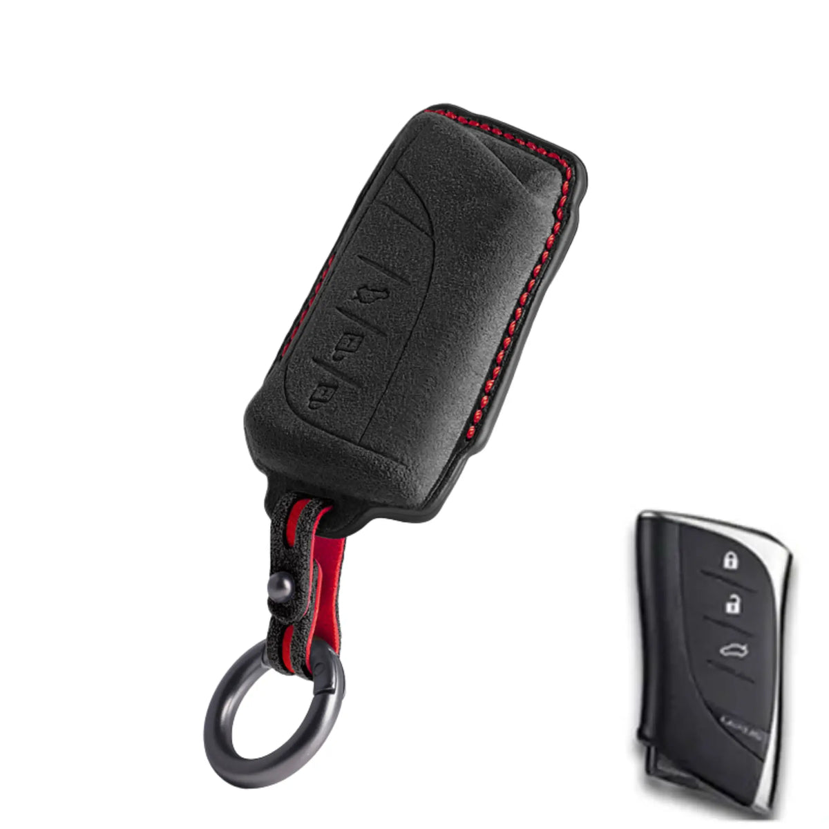 Lexus key fob cover in Alcantara suede - Type A