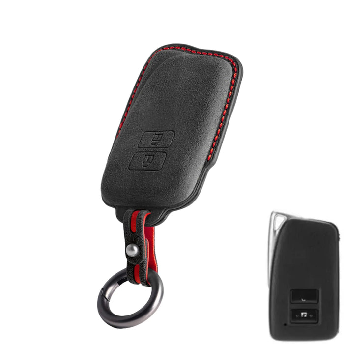 Lexus key fob cover in Alcantara suede - Type C