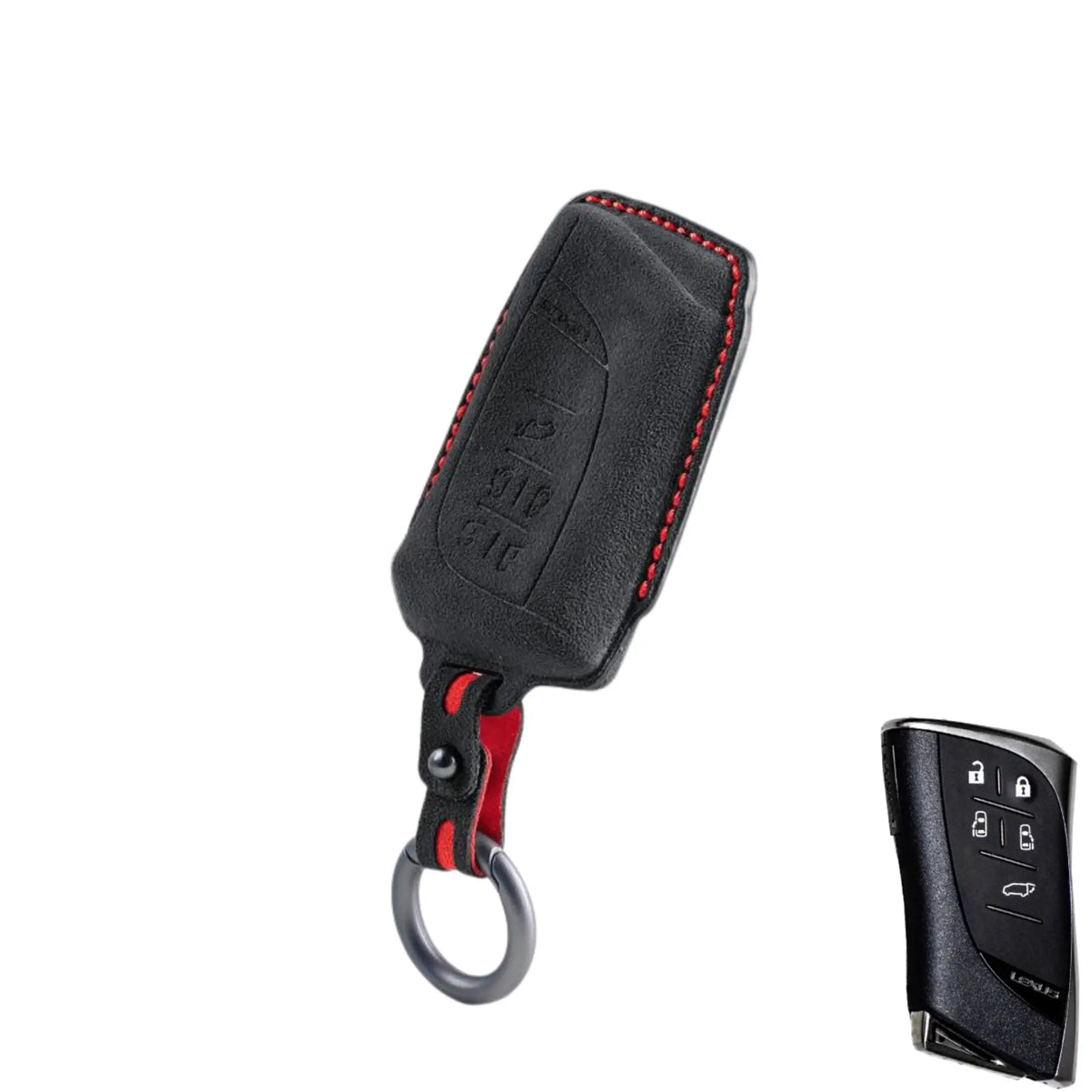 Lexus key fob cover in Alcantara suede - Type i