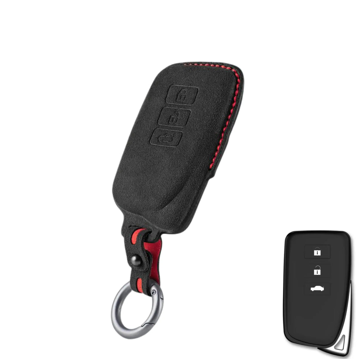 Lexus key fob cover in Alcantara suede - Type J
