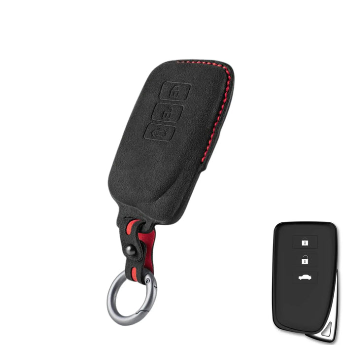 Lexus key fob cover in Alcantara suede - Type J