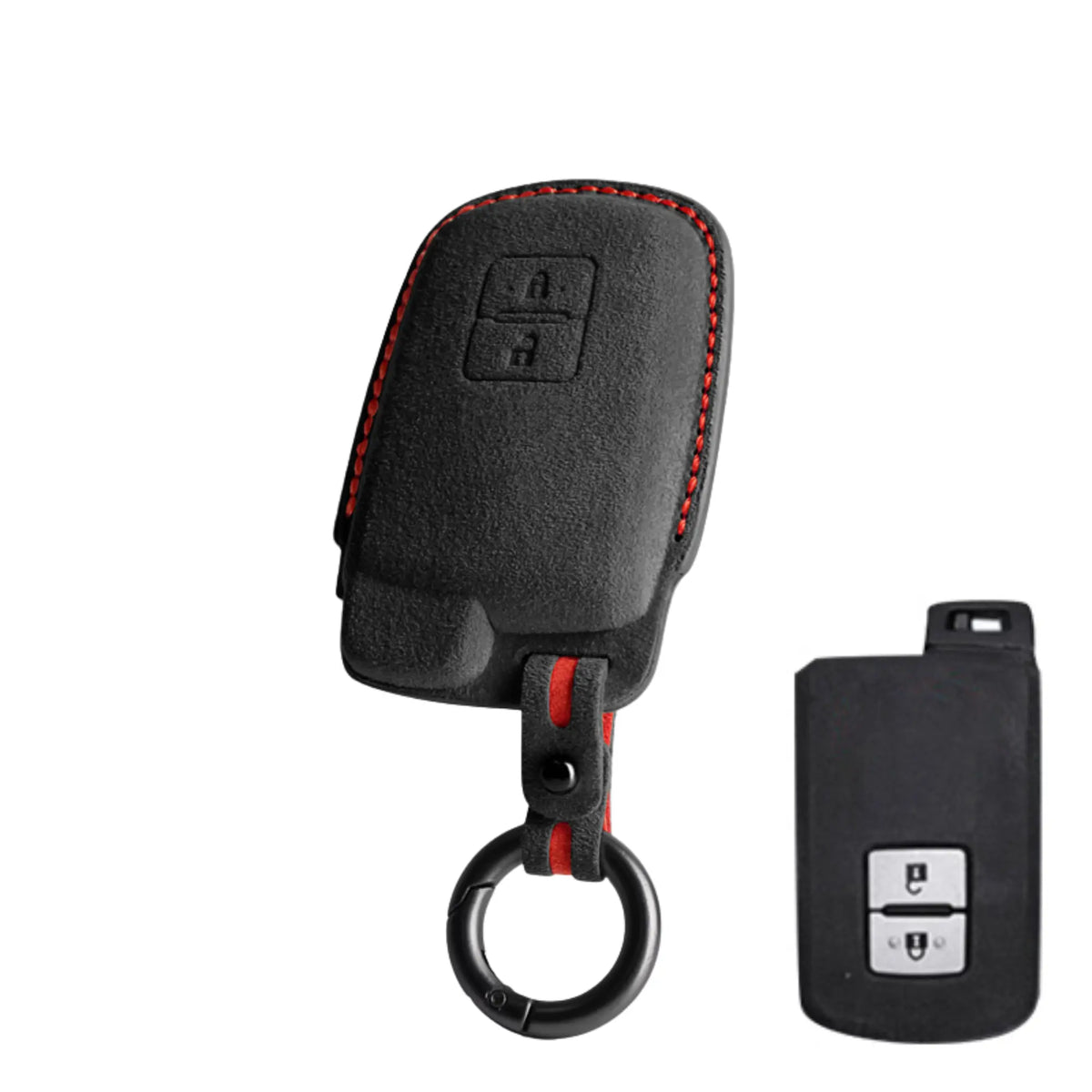 Toyota key fob cover in Alcantara suede - Type O