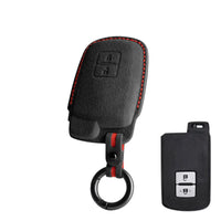 Toyota key fob cover in Alcantara suede - Type O