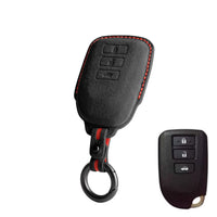 Toyota key fob cover in Alcantara suede - Type L