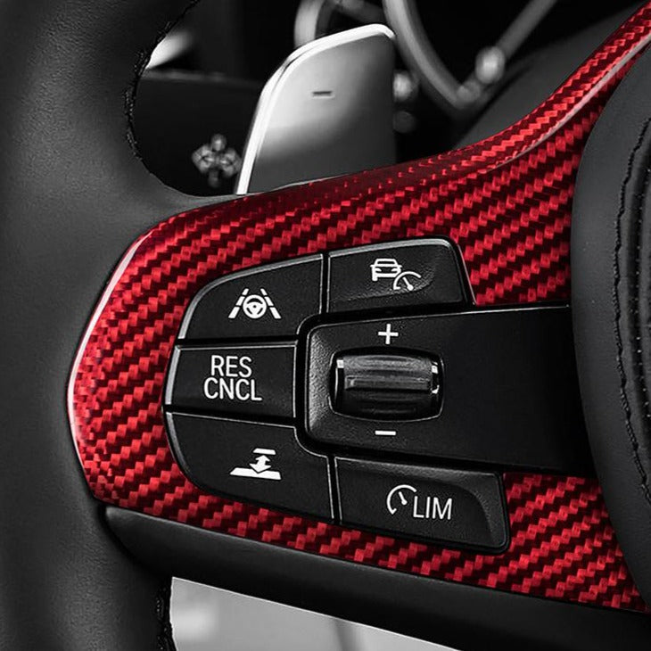 BMW 3 Series carbon fiber steering wheel cover – Jonparts