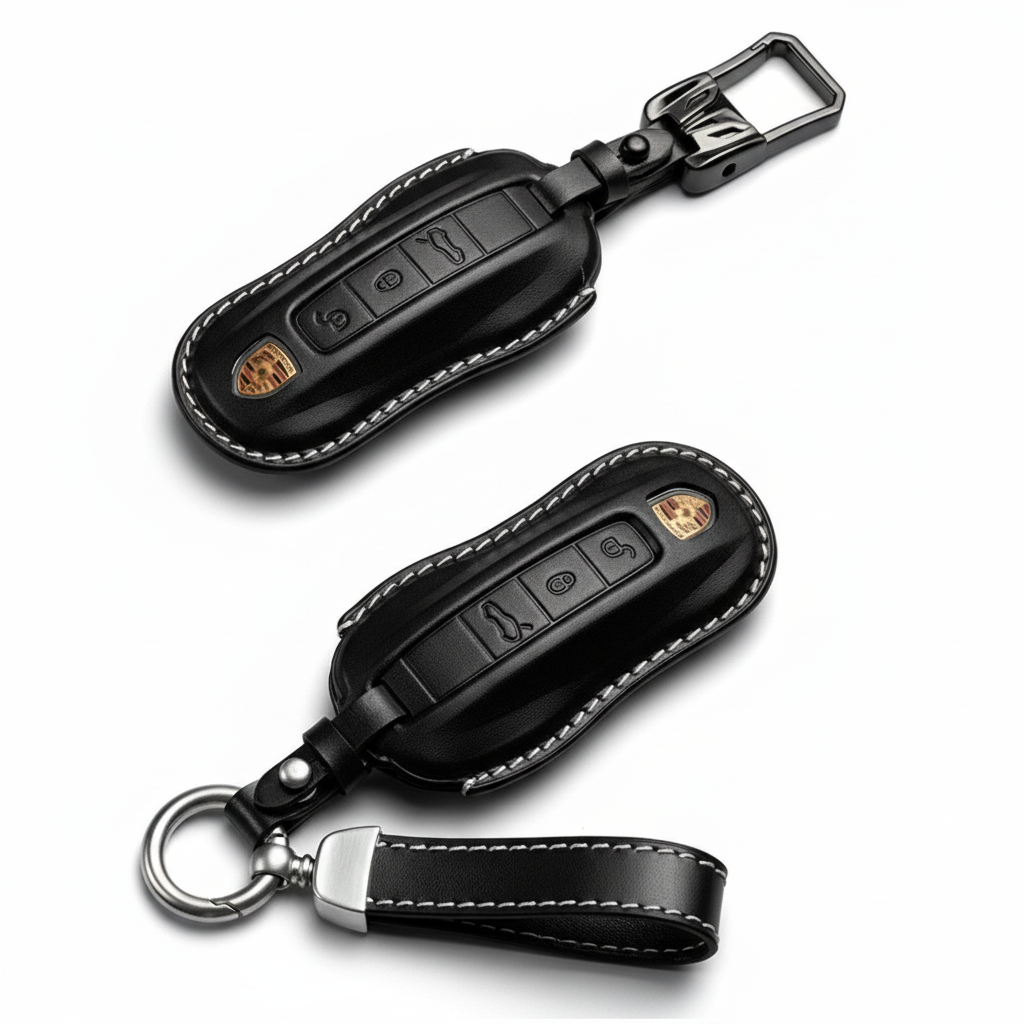 PORSCHE KEY COVER / REAL LEATHER