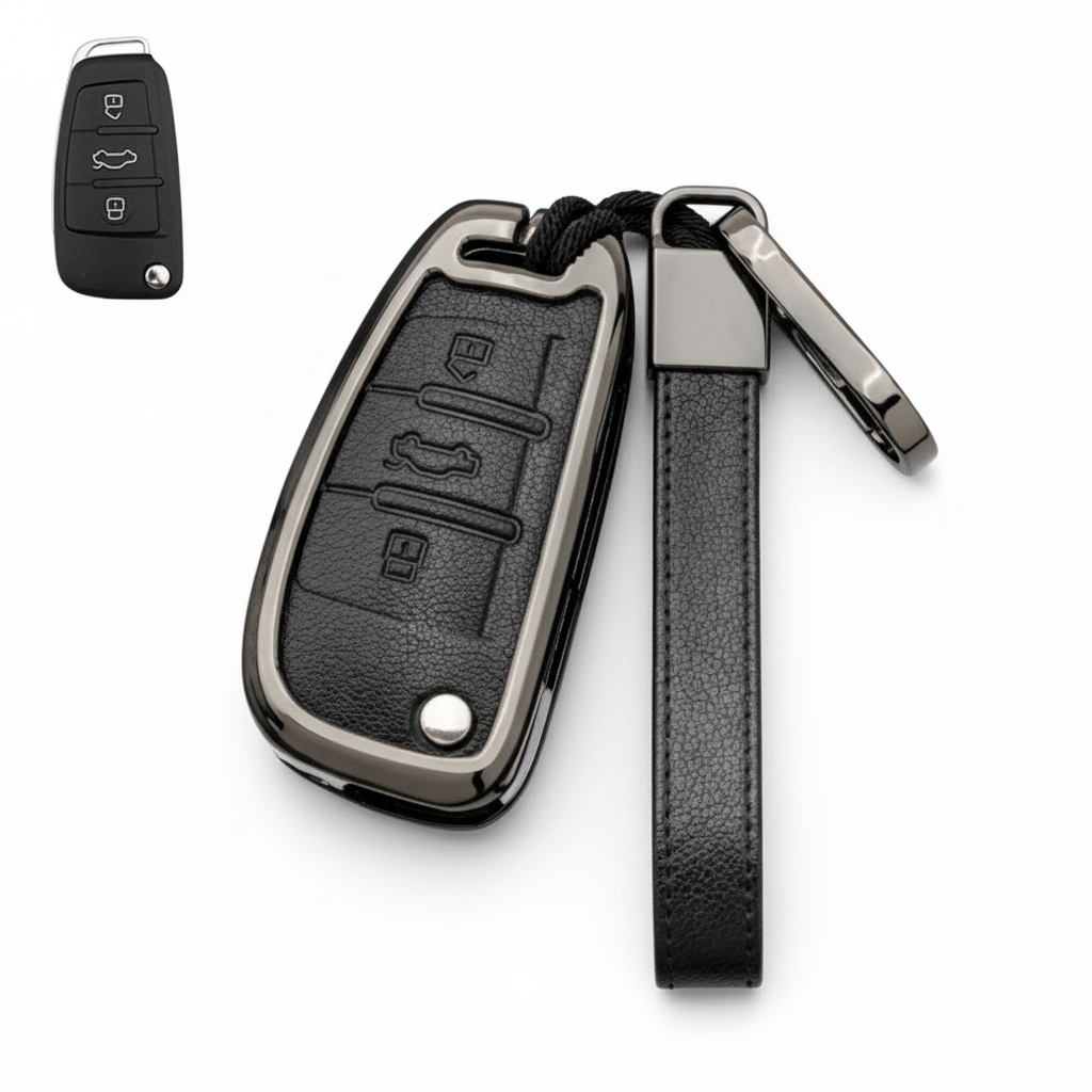 Audi Key Cover Case – Full Metal Zinc Alloy Shell |  C TYPE