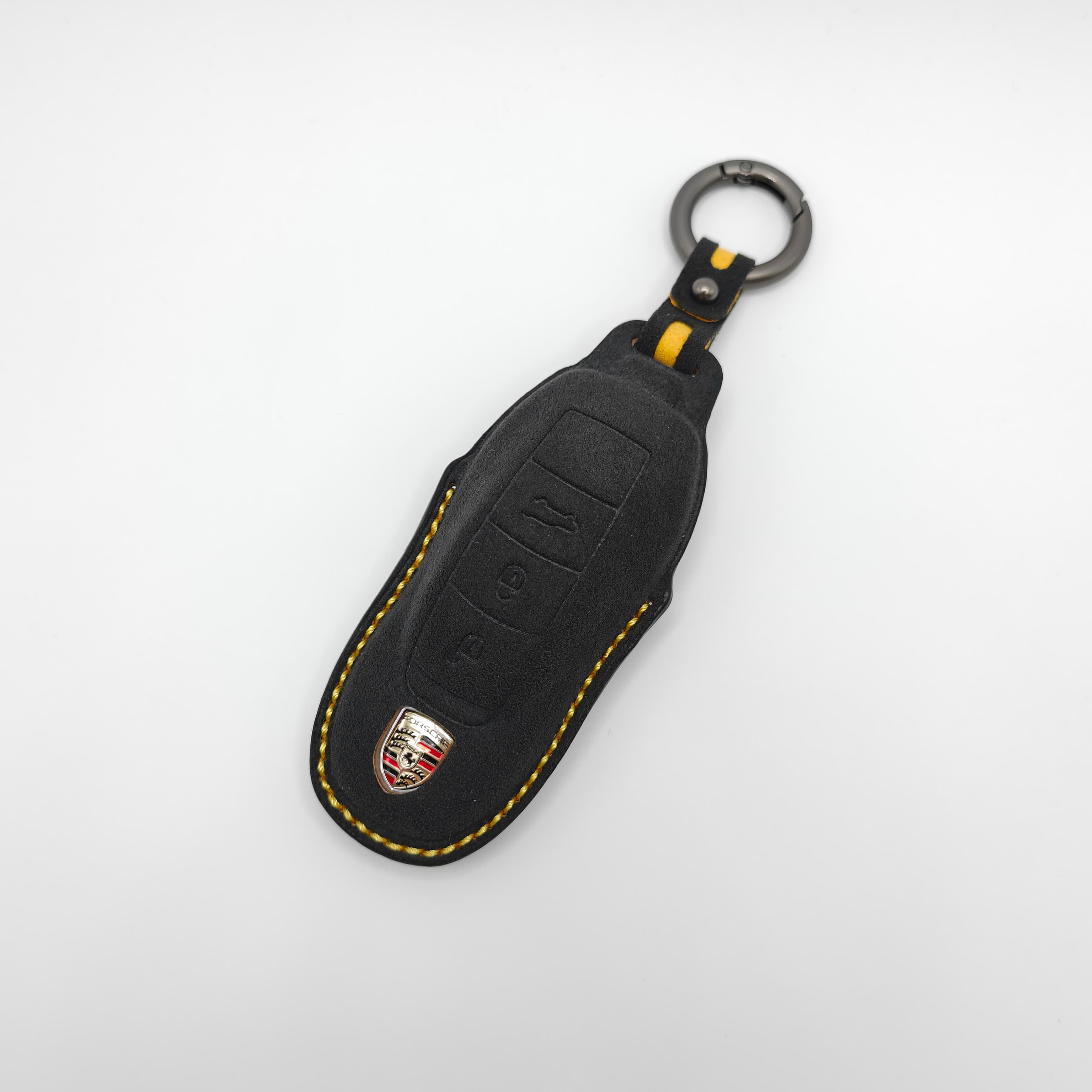 Porsche Key Cover - Alcantara Signature (Contrast Stitching)