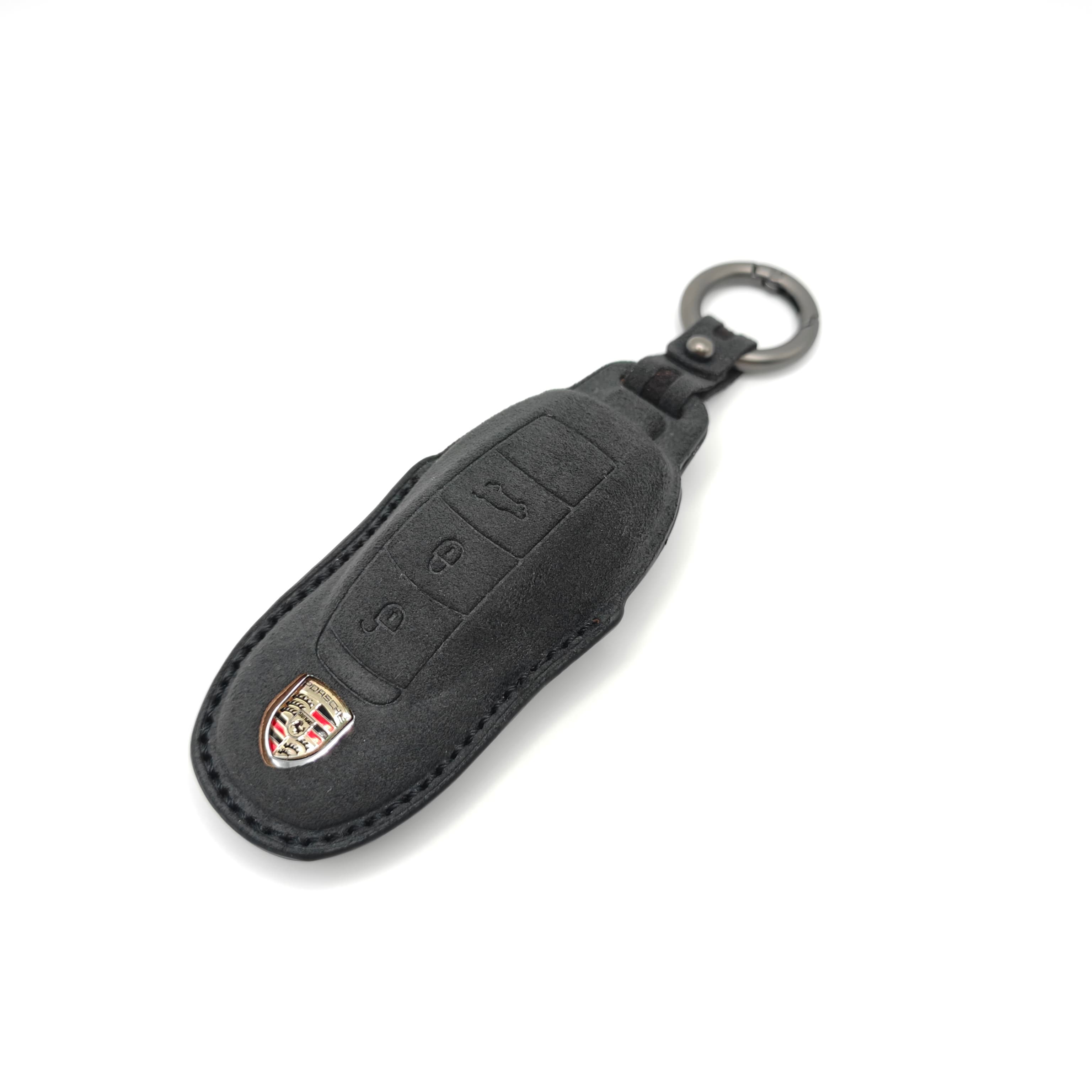 Porsche Key Cover - Alcantara Signature (Contrast Stitching)
