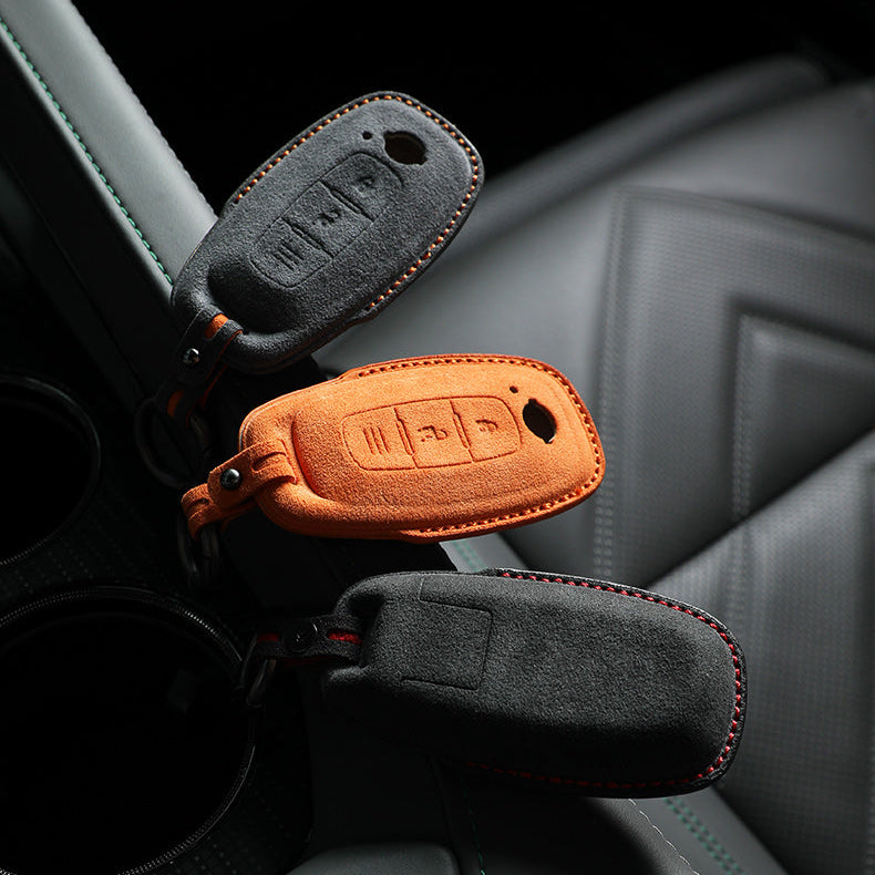 Nissan Magnite premium suede key fob cover – Jonparts