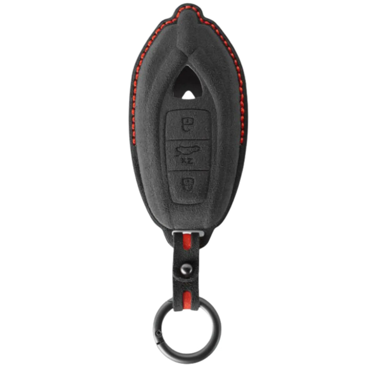 Lamborghini key fob cover in Alcantara suede