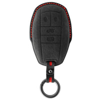 Bentley key fob cover in Alcantara suede