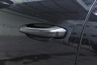 Porsche carbon fiber door handle covers, view 2