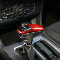 Dodge carbon fiber gear selector cover, view 5
