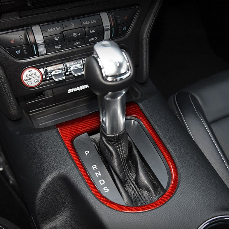 Ford Mustang carbon fiber console cover – Jonparts