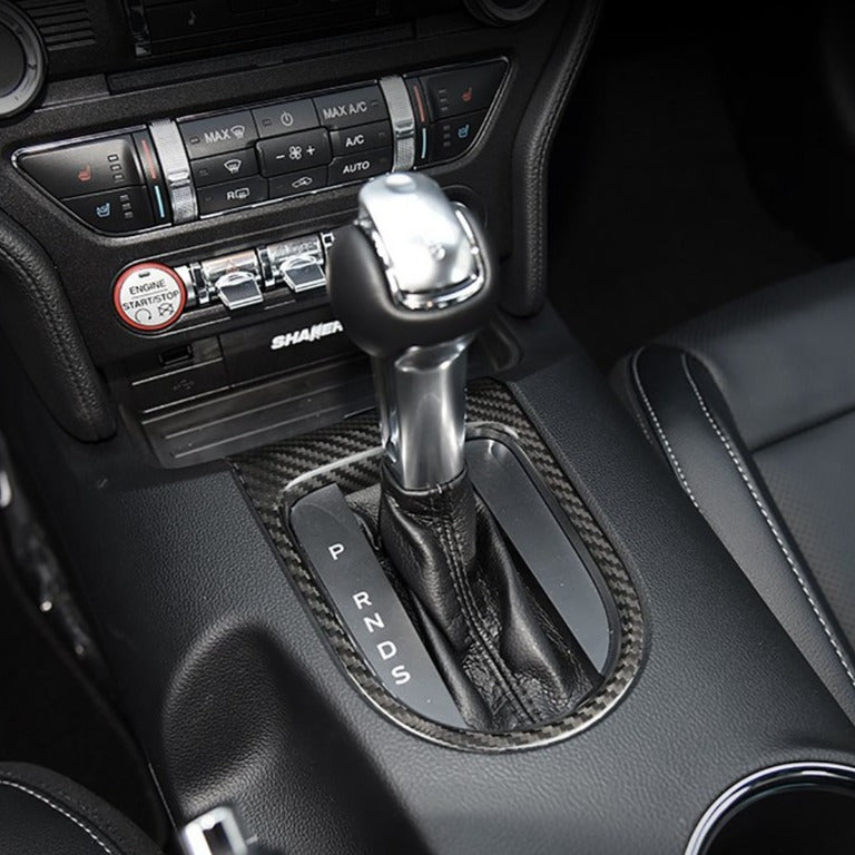 Ford Mustang carbon fiber console cover – Jonparts
