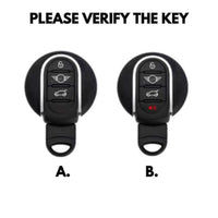 MINI key fob cover - fitment photo, compare with your key
