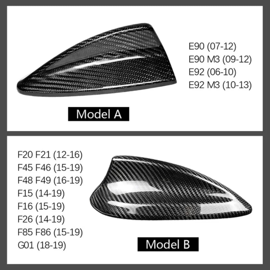 BMW CARBON FIBRE ANTENNA COVER
