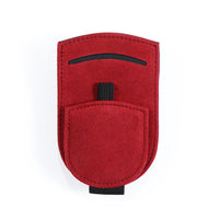 Alcantara Glasses Holder in red