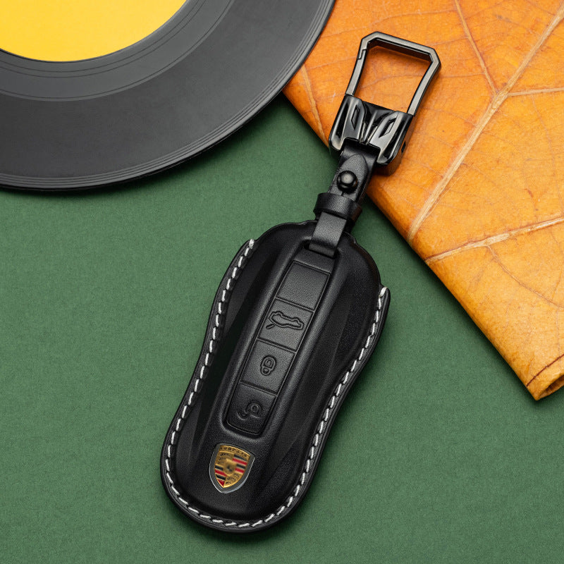 PORSCHE KEY COVER / REAL LEATHER