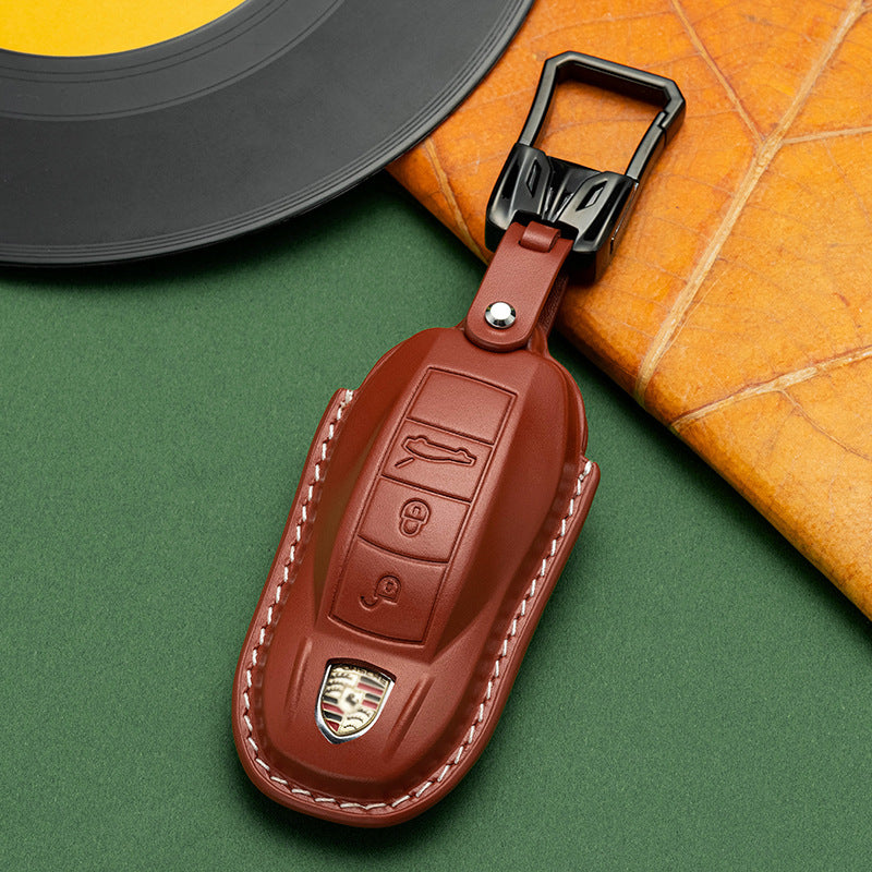 PORSCHE KEY COVER / REAL LEATHER