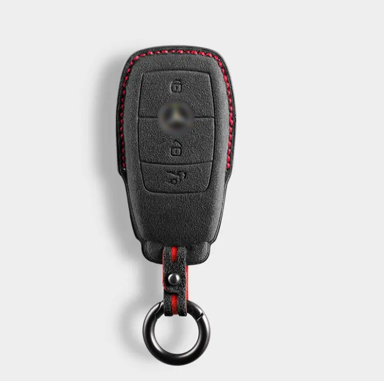 Mercedes-Benz key fob cover in Alcantara suede