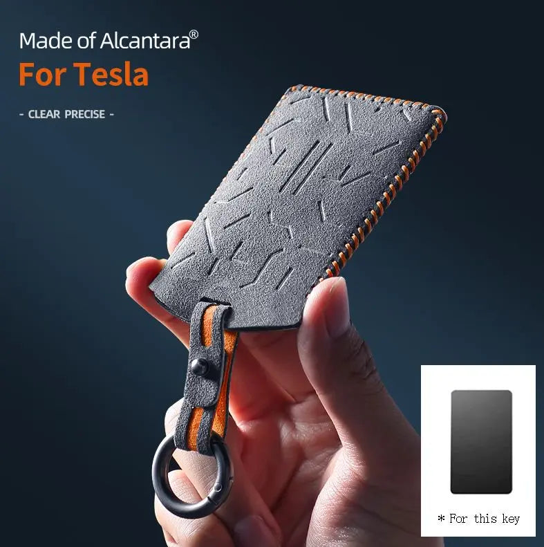 Tesla Key (Card) Cover - Alcantara Jonparts