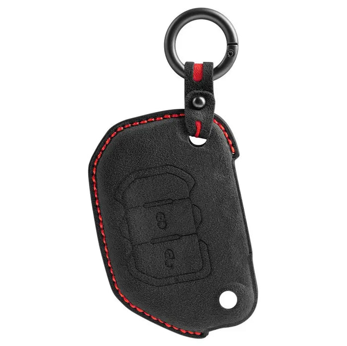 Jeep key fob cover in Alcantara suede - Type B