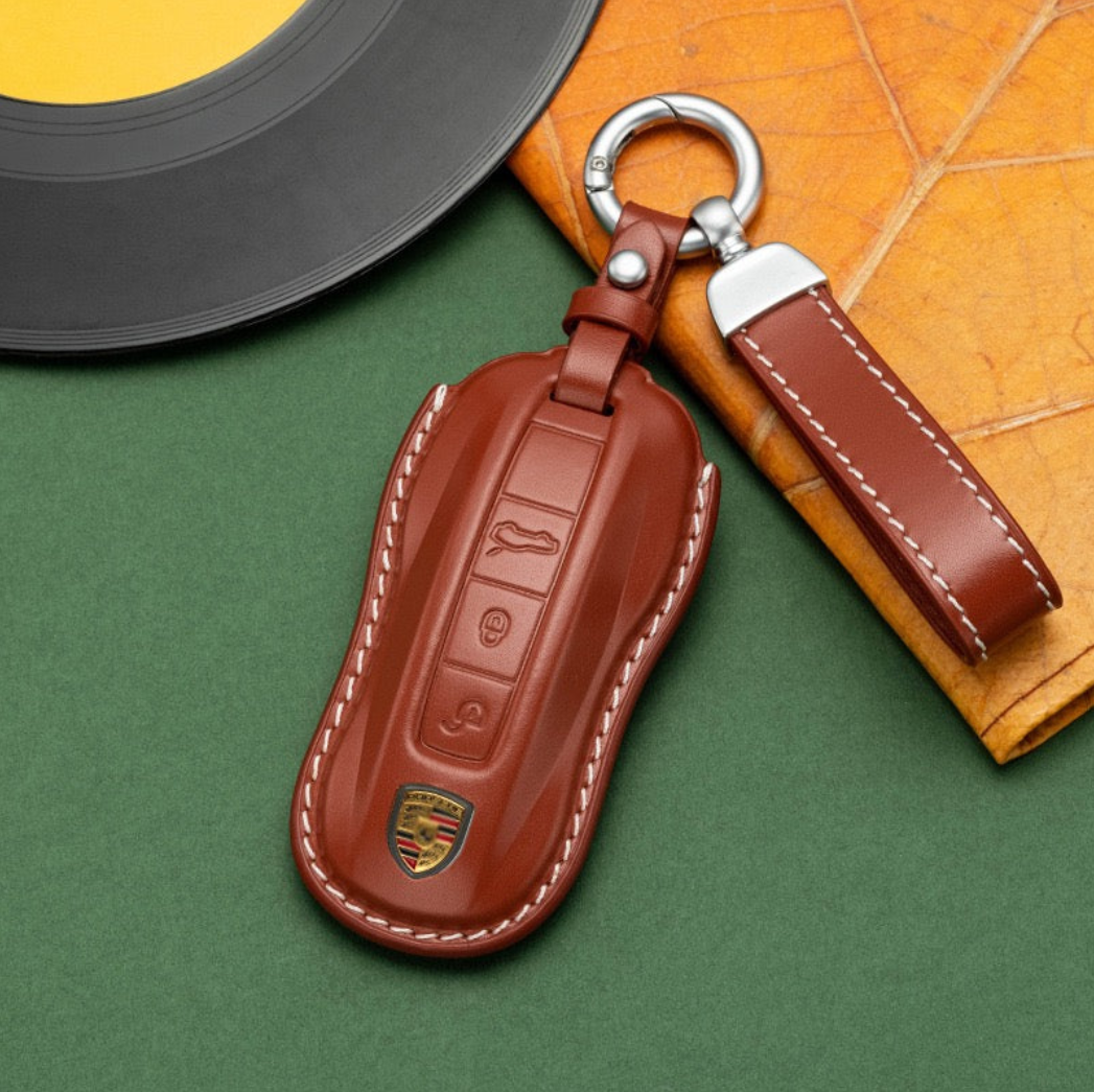PORSCHE KEY COVER / REAL LEATHER
