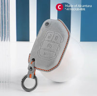 Jeep Alcantara suede key fob cover, view 4