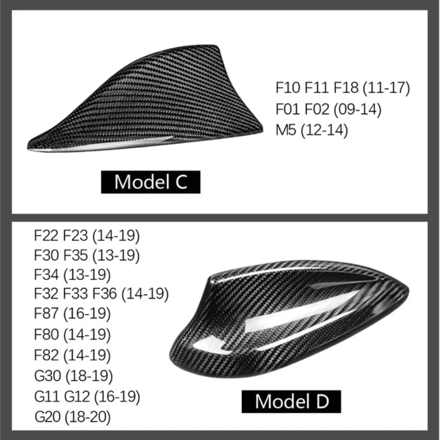 BMW CARBON FIBRE ANTENNA COVER