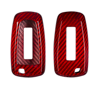 Ford carbon fiber key fob cover, view 3