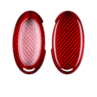 Hyundai carbon fiber key fob cover, view 2
